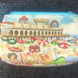 Frankie And Johnny Colorful Beach Scene Mini Bag